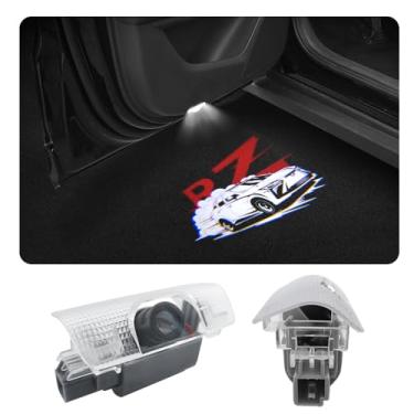 Imagem de Luzes LED com logotipo para porta de carro compatíveis com RZ300E RZ450E projetor de cortesia a laser lâmpada de boas-vindas kit de luzes de poça kit de acessórios para carro (RZ)