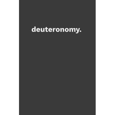Imagem de Bible Study Focus Notes | Deuteronomy: minimalist journal | 6x9" | 100 pages | perfect for travel or at-home, contemplation and biblical studies