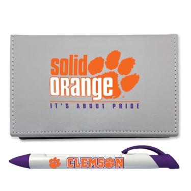Imagem de Greeting Pen Clemson Conjunto de notas adesivas com caneta de mensagem giratória (2212)