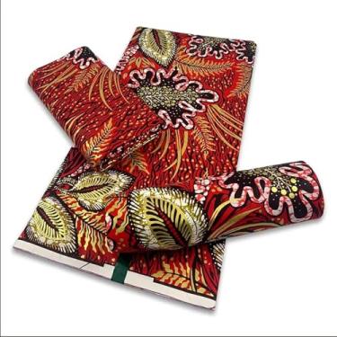 Imagem de Tecido cera dourada africana algodão material rapper Batik Ankara original de alta qualidade novo material pagne manutenção para costura (como imagem-25)
