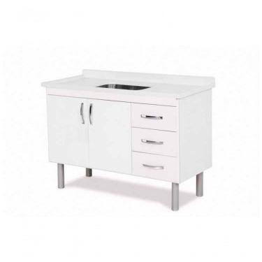 Imagem de Gabinete Cozinha Toquio 116cm Branco - Rorato