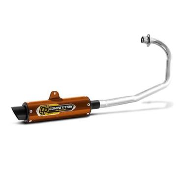 Imagem de Escapamento Competition Pro Tork Curva Cromada Moto Honda Titan 150 Es