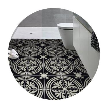 Imagem de Adesivo piso preto - Colacomigo