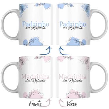 Imagem de Caneca Personalizada Com Nome Dinda/Dindo /Madrinha/Padrinho - Castelo