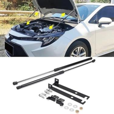 Imagem de CTH Para Toyota Corolla 2019-2024 Amortecedores de Capô Dianteiro Amortecedores Suporte de Elevação de Capô Macaco Hidráulico Suporte de Mola Amortecedor Amortecedor Kit Acessórios de Carro 1 par