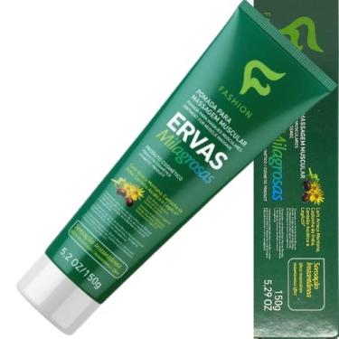 Imagem de Pomada para Massagem Muscular Fashion Cosméticos Ervas Milagrosas Bisn