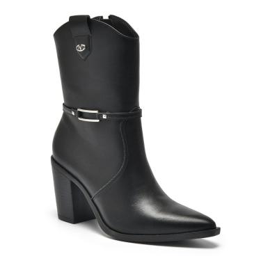 Imagem de Bota Western Via Marte 091-014-01 Feminina - Caramelo