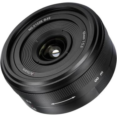 Imagem de 7artisans Lente de câmera F5.6 de 18 mm, armação completa, lente de foco de lente ultra grande angular compatível com câmera mirrorless de montagem Z (preto)