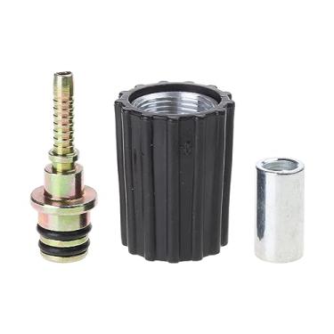 Imagem de YUELER Acessórios de inserção de mangueira de lavadora de alta pressão para lavador de carro mangueira de água TwistConnector Fixação rápida