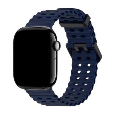 Imagem de Pulseira Silicone Esportiva Aegir Compatível com Apple Watch - Baú do 