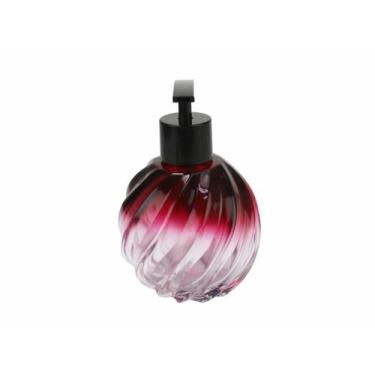 Imagem de 01 Vidro Lavabo Espiral Degrade Vinho 250ml Porta Sabonete - Seven Gla