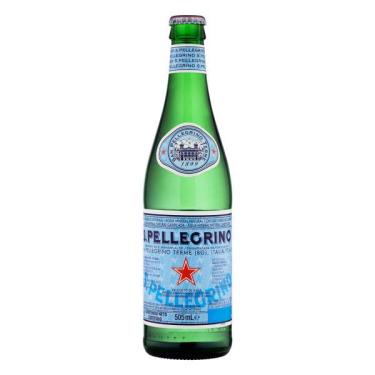 Imagem de Água Mineral Natural Com Gás em Vidro san pellegrino 505ml