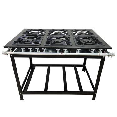 Imagem de Fogão 6 Bocas Cefaz Linha Gold Baixa Pressão CFZG-135