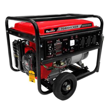 Imagem de Gerador de Energia à Gasolina 7,2 Kva Bivolt Partida Elétrica TG8000CXER toyama