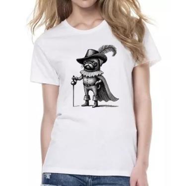 Imagem de Camiseta Baby Look Pug Mosqueteiro - Alearts, G