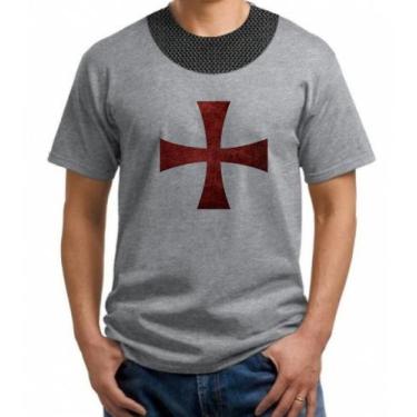 Imagem de Camiseta adulto e infantil Cavaleiro Templário Medieval - Balisarts, C