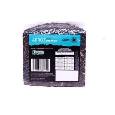 Imagem de Arroz Preto Orgânico Integral À Vácuo Solst 500 G