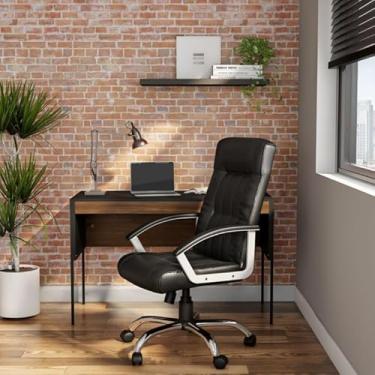 Imagem de Cadeira de Escritório Presidente Giratória Angela Preta