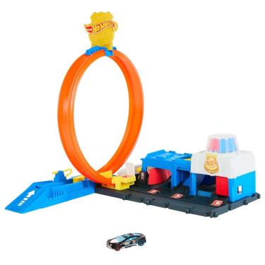 Imagem de Hot Wheels City Pista Super Delegacia De Polícia - Mattel JBM71