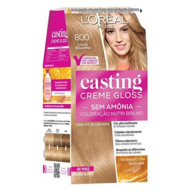Imagem de Coloração Casting Creme Gloss LOréal Paris  Tons Claros, 800 Louro Bau