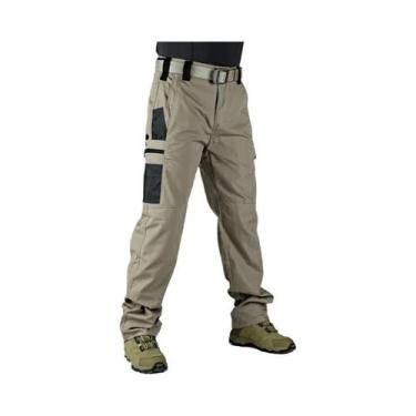 Imagem de Calça Cargo Tática Masculina - Multi Bolsos, Resistente e Ideal para C
