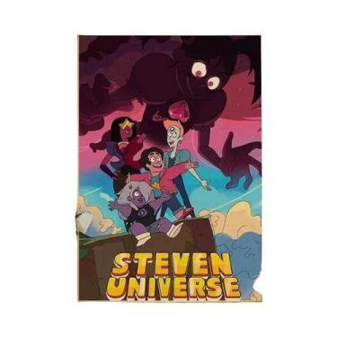 Imagem de Pôster de arte Steven Universe para decoração de bar de sala de estar 