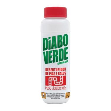 Imagem de Diabo Verde granulado 300g desentupir de vasos e pias e ralos