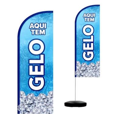 Imagem de Wind Banner Completo 2,10m Aqui tem Gelo