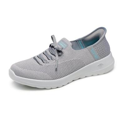 Imagem de Skechers Tênis feminino Go Walk Joy Abby Hands Free Slip-ins, Cinza, 43
