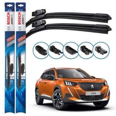 Imagem de Par de Palhetas Limpador Parabrisa Multiclip Original Bosch Peugeot 20