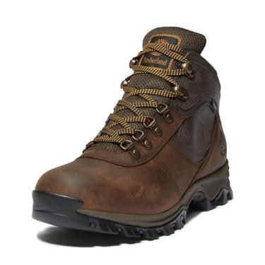 Imagem de Timberland Bota masculina Mt. Maddsen Mid impermeável para caminhada, Marrom escuro - 2024, 38