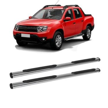 Imagem de Estribo Oroch Expression 2019 2020 2021 2022 Cromado Oblongo - CCF