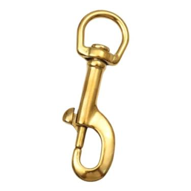 Imagem de kowaku Mosquetão giratório com fecho de pressão em aço inoxidável 316, fecho de gatilho de ponta única, fivela de para mergulho, varal de roupas e bandeira, 90mm