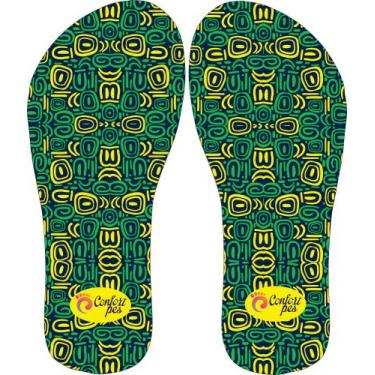 Imagem de Chinelo estampado (Futebol) - Confort Pés, Fut8, 31/32