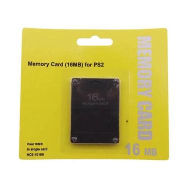 Imagem de Cartão De Expansão De Memória Preto Para PS2 8MB 64MB 128MB 256MB Sony