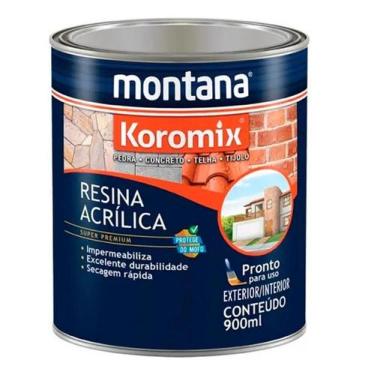 Imagem de Resina Acrílica Incolor Brilhante 0,9L Montana Brilho e Proteção