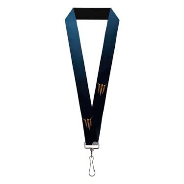 Imagem de Buckle-Down Baldur's Gate III Lanyard, Baldurs Gate III Title Logo and Astarion Pose Blue, Elastic