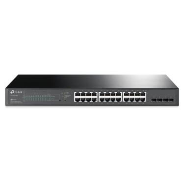 Imagem de Switch 24 Portas TP-Link TL-SG2428P - 24 Portas Gigabit PoE - 4 Portas SFP - Gerenciável - JetStream