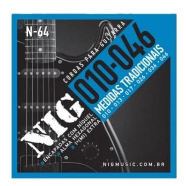 Imagem de Encordoamento Para Guitarra Eletrica Nig 010/046 N64