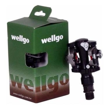 Imagem de Pedal Mtb Clip Wellgo M919 C/ Regulagem E Tacos P/ Sapatilha