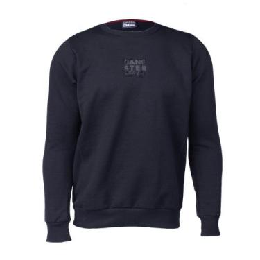 Imagem de Moletom Masculino Gangster Estampa Lisa Costura Marinho, Marinho, M