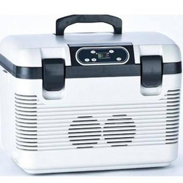 Imagem de Geladeira 19 Litros Refrigerador Portátil Mini Cooler 19l Aquece Resfria Frigobar