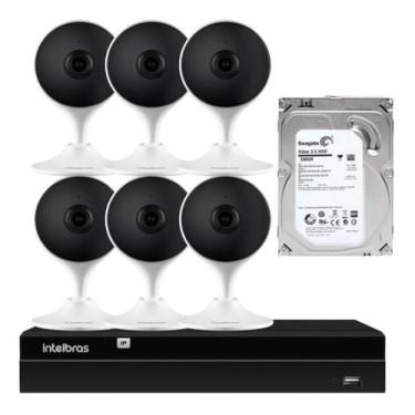 Imagem de Kit 6 Câmeras Im3 Wi-fi Com Hd 500gb E Nvd P/ 8 Câmeras - INTELBRAS