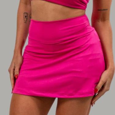 Imagem de Shorts Saia Academia Tapa Bumbum 2 Bolso Oculto pra Celular/Chave/Fone