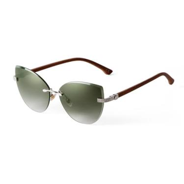 Imagem de HPIRME Óculos vintage sem aro femininos, sem armação, corte degradê, lentes, óculos grandes da moda, masculinos (3)