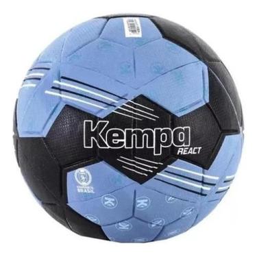 Imagem de Bola De Handebol Kempa React - Preta/ul - Tam 3