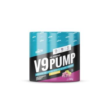 Imagem de V9 Pump Pré-Treino 300G - Shark Pro - Pote - Uva, 300g