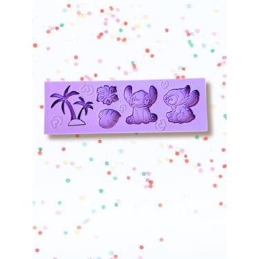 Imagem de F1887 molde de silicone alienígena havaiano confeitaria biscui - Confe
