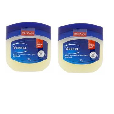 Imagem de Kit 02 Geleia De Vaselina 100% Pura 100g - Vasenol