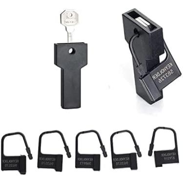 Imagem de MFMYEE Porta-Chaves Para Gaiola De Dispositivo Castidade, Seguro, Anti-Traição Com 5 Fechaduras Codificadas Descartáveis, Acessórios Penianos Gays, Caixa Armazenamento, Brinquedos Sexuais Adultos